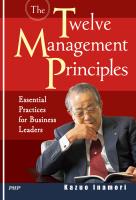 The Twelve Management Principles