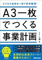 Ａ３一枚でつくる事業計画　ビジネス全体を一目で思考整理！