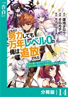 どれだけ努力しても万年レベル０の俺は追放された～神の敵と呼ばれた少年は、社畜女神と出会って最強の力を手に入れる～【分冊版】（ノヴァコミックス）１４