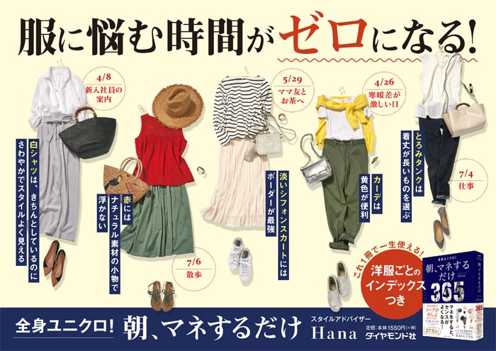 全身ユニクロ！ 朝、マネするだけ