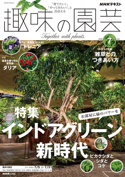 ＮＨＫ 趣味の園芸  2026年7月号