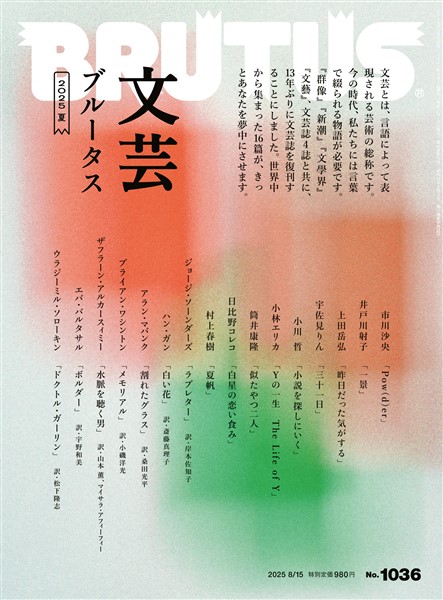 BRUTUS (ブルータス)  2025年 8月15日号 No.1036